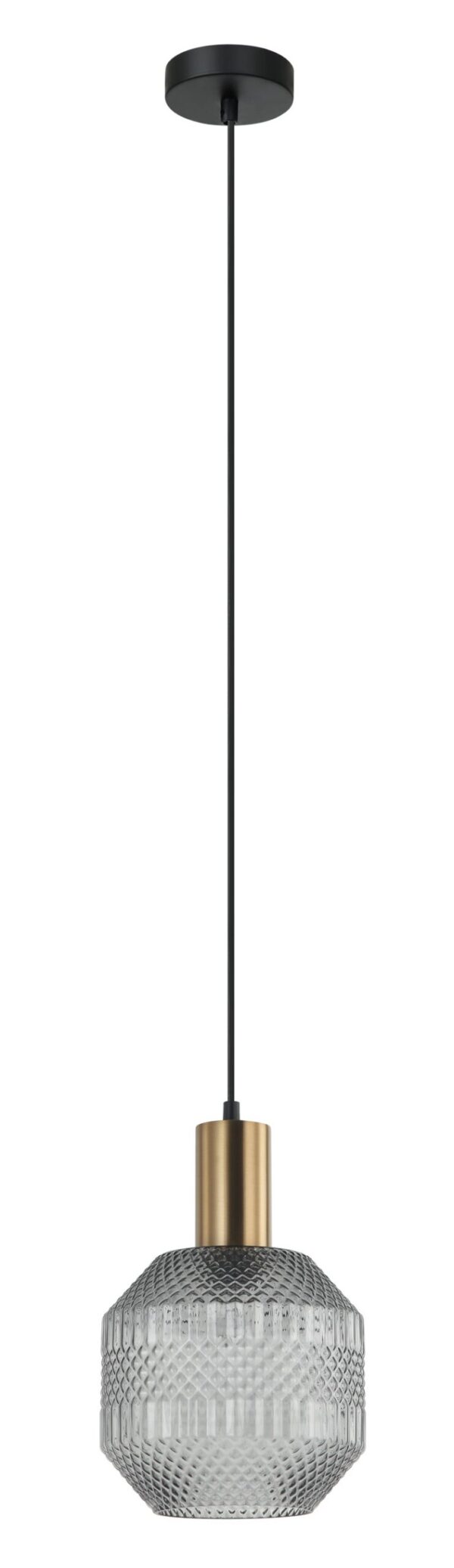 PENDANT ES Smoke Glass Jar OD200mm