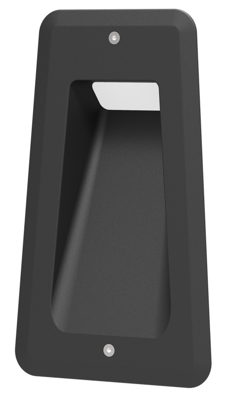 STEP RECD 240V 7W TRAPEZIUM Matt Wh 3K IP54 A/Glare W106mm 190Lm