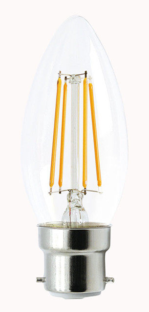 GLOBE LED BC CAN DIMM Filament 4W 2700K CLR 400 Lm