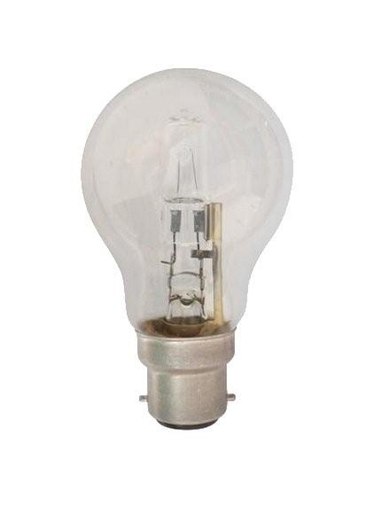 GLOBE HAL BC GLS 42W = 60W CLR 2800K 630 Lm