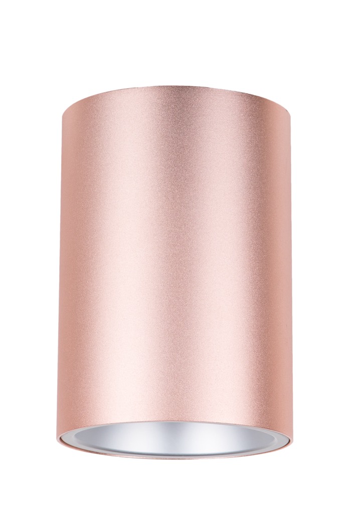 D/L FIXED S/M GU10 RND Powder Pink IP20 OD95mm