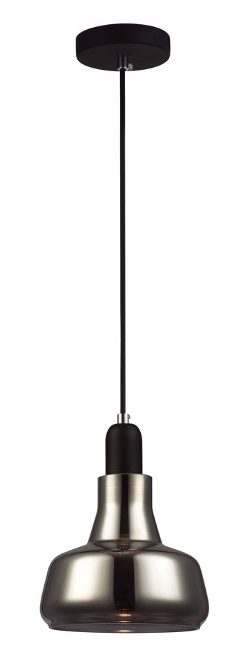 PENDANT GU10 Smoke Glass DOME OD165mm