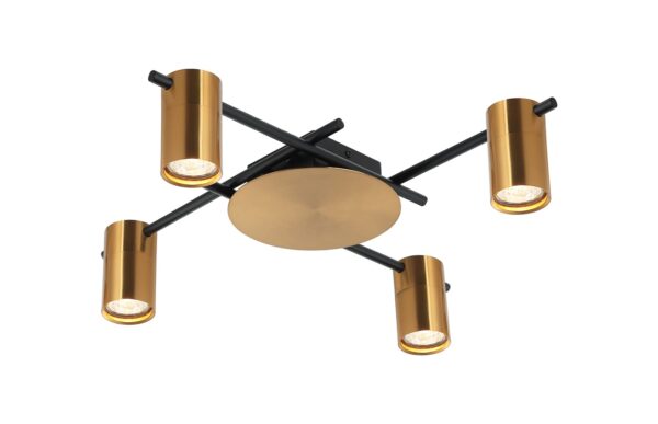 SPOT GU10 X 4 Interior Ceiling Brass OD520mm H120mm Adj