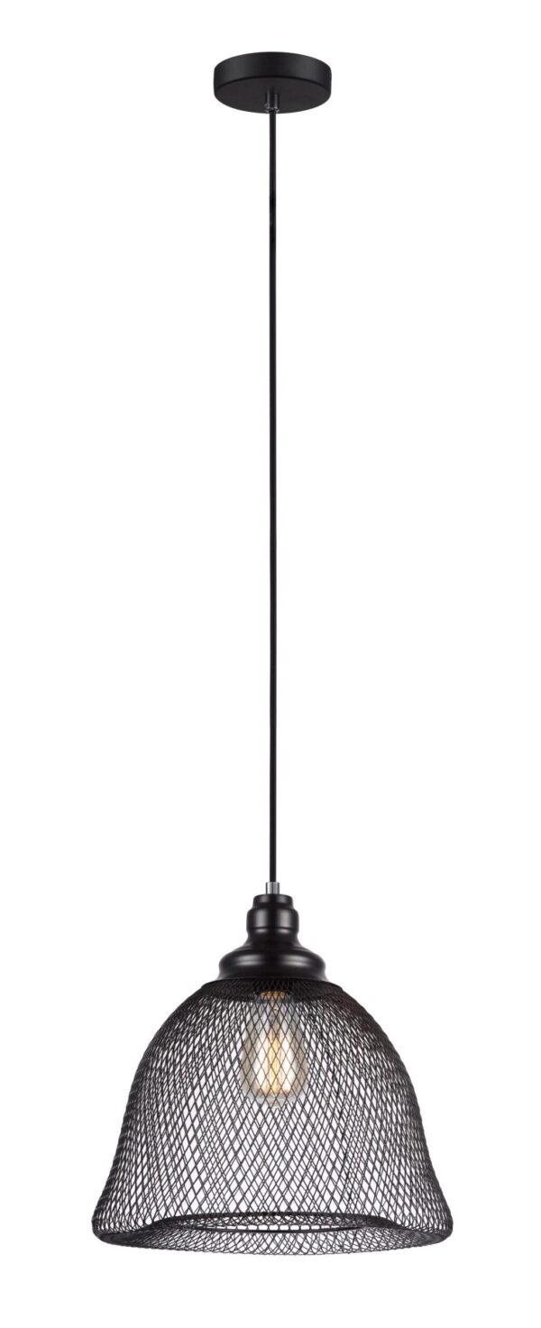 PENDANT ES Blk Mesh BELL OD330mm