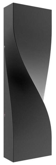 WALL S/M Up/Dn 11W LED TRI 1103 Lm IP65 TWIST Dark Grey Alt Beam