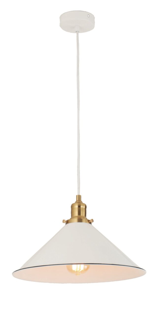 PENDANT ES 40W WH Coolie OD360mm