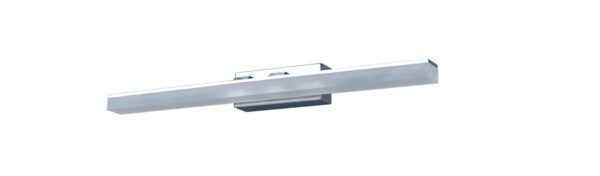 WALL Int S/M 8W RECT Chrome Tri Dim FR Diff L370 mm 931Lm