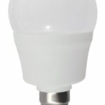 GLOBE LED SBC F/RND 6W 3000K FR TALL 470 Lm