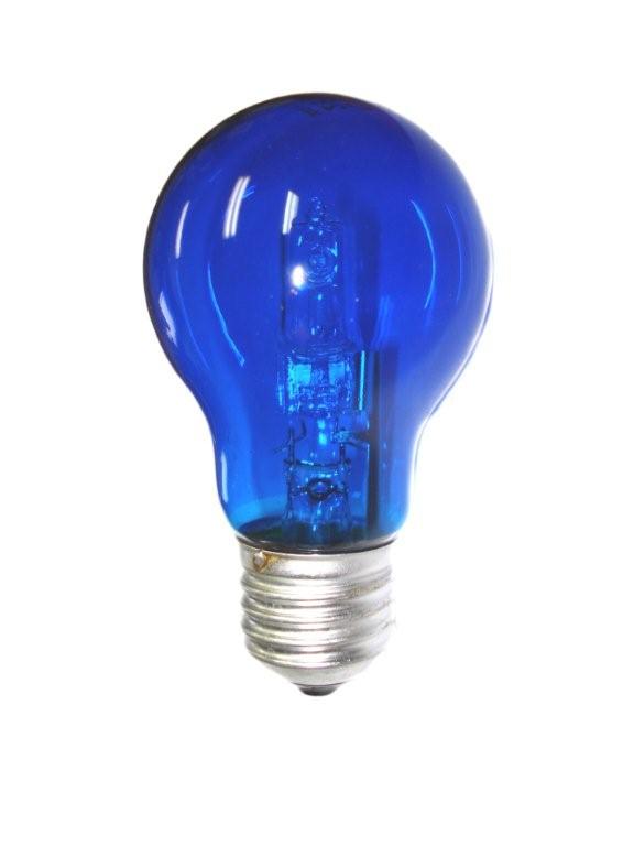 GLOBE HAL ES GLS 28W = 40W BLUE 340 Lm