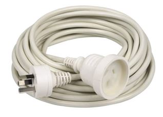 EXTENSION LEAD 10A 7m Flex Wh