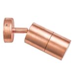 PILLAR S/ADJ GU10 Cop IP65 RND B/Plate