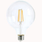 GLOBE LED ES G125 DIMM Filament 8W 2700K CLR 800 Lm