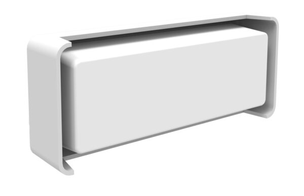 WALL S/M 13W RECT Wh 3K IP65 Opal Diff Rounded 732 Lm