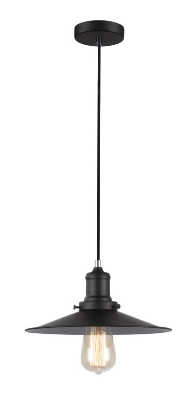 PENDANT ES Blk SML COOLIE HAT OD260mm