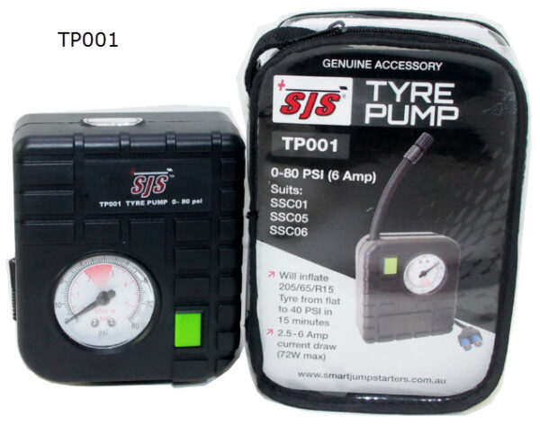 AUTO TYRE PUMP to suit SSC01/05/06/08 SJS01G2/5G2/6G2