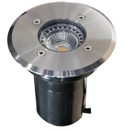 INGROUND MR16 RND SS316 IP67 F/Plate 120mm  Open