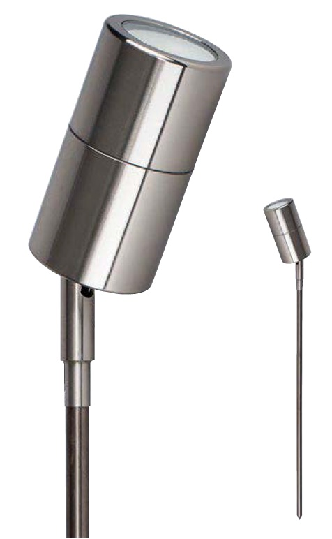 SPIKE S/ADJ 12V MR16 Titanium IP65 L650mm Cable encl