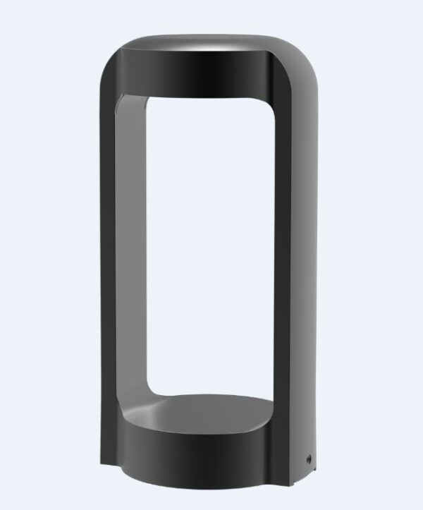 BOLLARD 13W RECT Dark Grey 3K IP65 H300mm 530 Lm