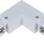 TRACK 3 Circuit 4 Wire L-Piece Connector - RIGHT WH