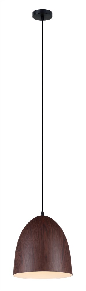 PENDANT  ES Black Walnut OBLONG OD250mm