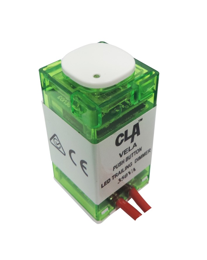 DIMMER Push Button 10-350VA LED HAL INCAND L/V electronic