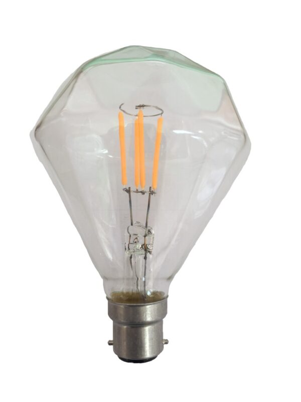 GLOBE LED BC DIAMOND Filament 3.5W 2200K CLR 340 Lm