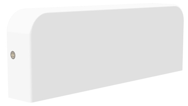 WALL S/M 10W RECT Matt Wh 3K IP54 670 Lm