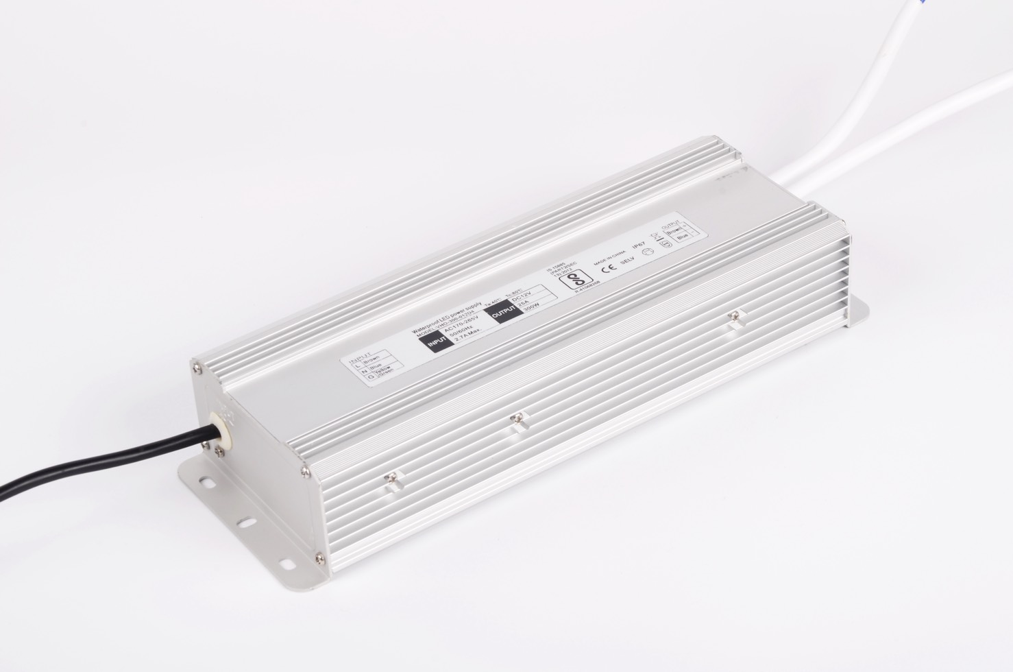 DRIVER 12V DC C/VOLT 300W (30W-240W) RECT IP67 LED