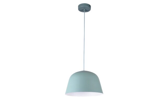PENDANT ES Matt Green ANGLED DOME OD250mm