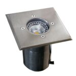 INGROUND GU10 SQ SS316 IP67 F/Plate 120mm Open