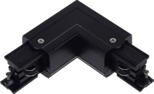 TRACK 3 Circuit 4 Wire L-Piece Connector - RIGHT BLK