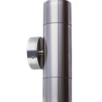 PILLAR Up/Dn 12V MR16 Titanium IP65 RND B/Plate