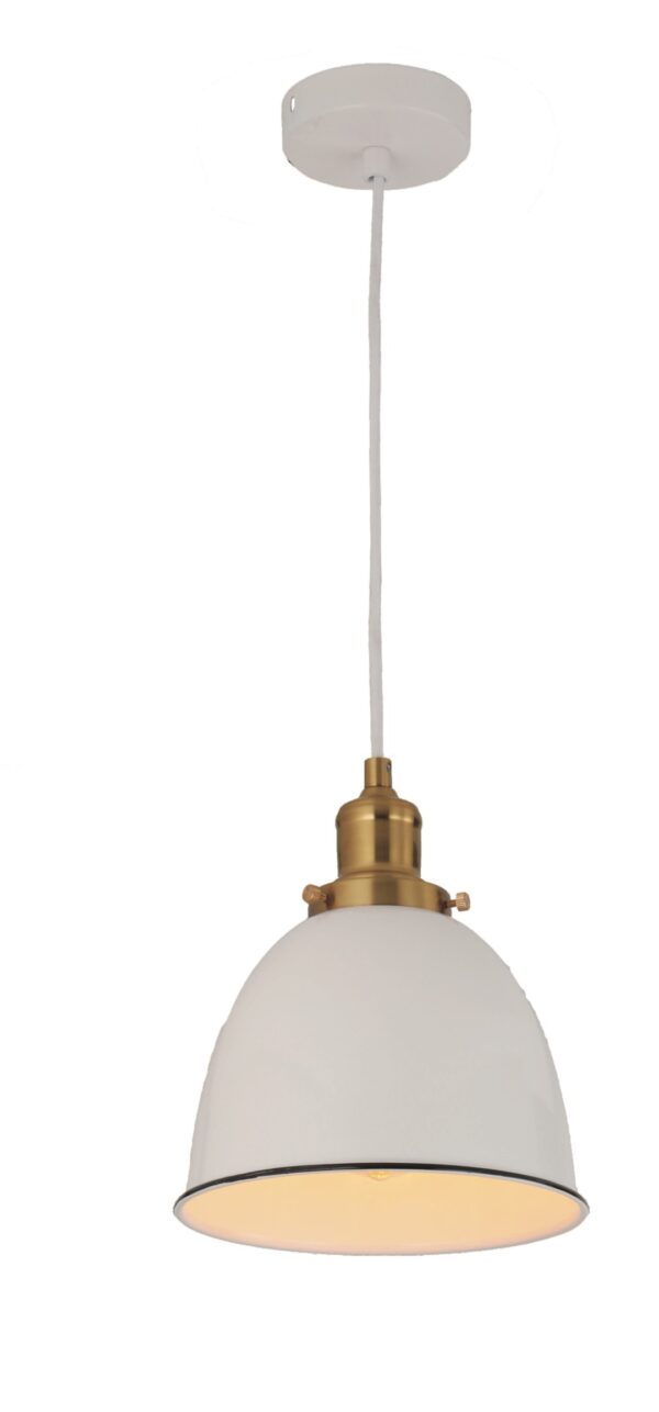 PENDANT ES 40W WH Ellipse OD205mm x L235mm