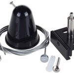 TRACK 3 Circuit 4 Wire Cable Suspension Mount Kit BLK