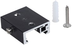 TRACK 3 Circuit 4 Wire Ceiling Kit With Spring BLK