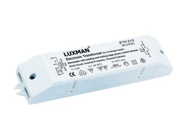 TRANSFORMER 12V AC Electronic 50-210VA RECT IP20