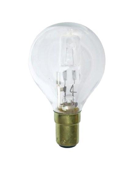 GLOBE HAL SBC F/RND 18W = 25W CLR 2800K 195 Lm