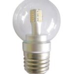 GLOBE LED ES F/RND  4W 5000K CLR 320 Lm