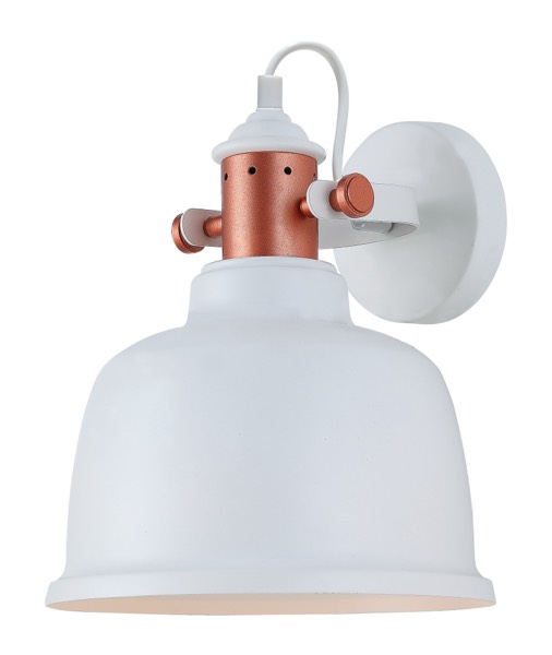 WALL Int S/M ADJ ES BELL Matt Wh w/Cop OD225mm