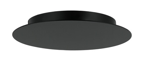 Cluster Canopy S/M BLK RND for 6 Lights OD220mm