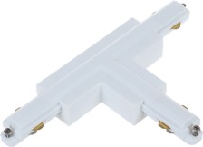 TRACK 1 Circuit 3 Wire T-Piece Connector - RIGHT2 WH