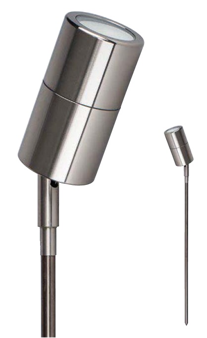 SPIKE S/ADJ 12V MR16 SS316 IP65 L650mm Cable encl