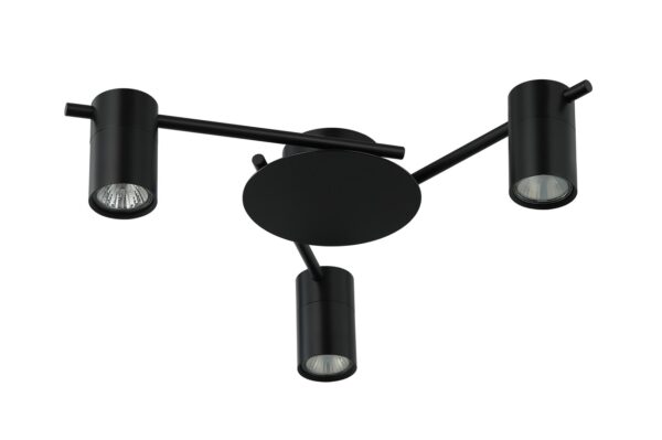 SPOT GU10 X 3 Interior Ceiling BLK OD510mm H120mm Adj