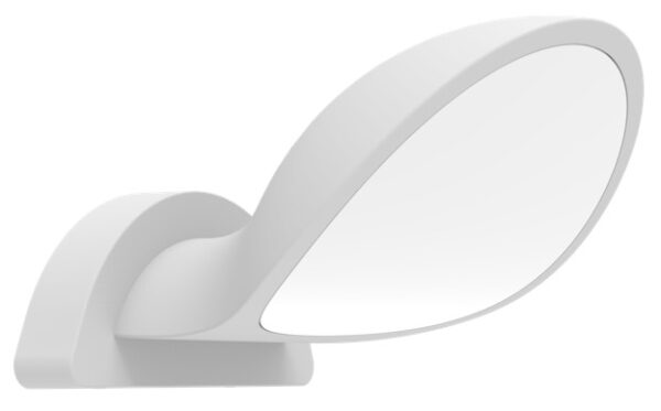 WALL S/M 10W Semicircle White 3K IP65 430 Lm