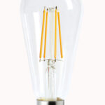 GLOBE LED BC PEAR DIMM Filament 8W 6000K CLR 800 Lm