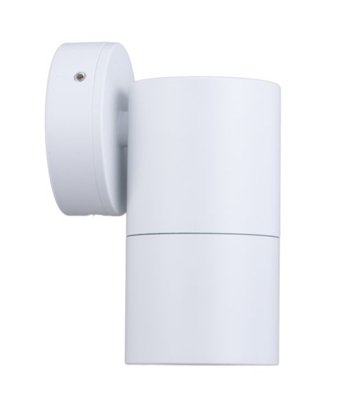 PILLAR FIXED 12V MR16 Wh IP65 RND B/Plate