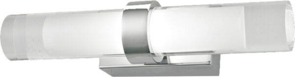 WALL Int City S/M Up/Dn 2x1W TUBULAR S/C 3K CLR and FR 230 Lm