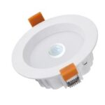 D/L FIXED 15W RND WH 3K IP20 120mm w/Motion Sensor 1200 Lm