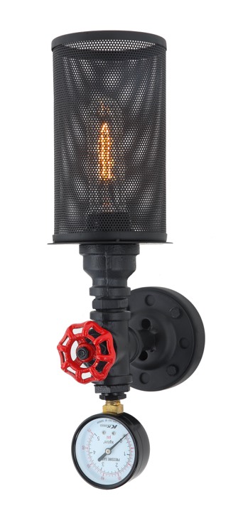 WALL Int S/M ES OBLONG Blk Mesh