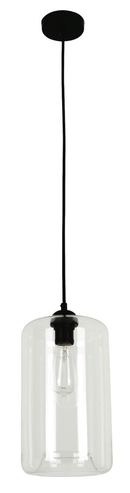 PENDANT ES Clear Glass OBLONG OD180mm